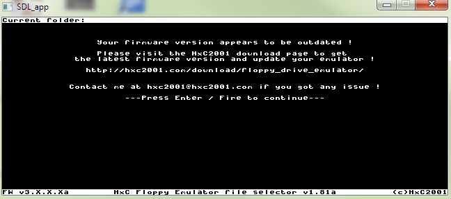 HxC Floppy Emulator file selector v1.81a