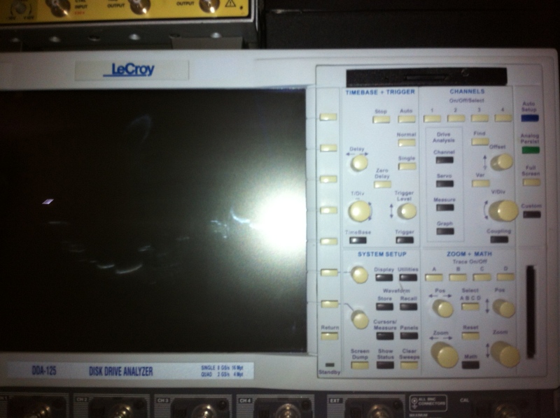 Slim SD HxC Floppy Emulator in a Lecroy DDA125 Oscilloscope.
