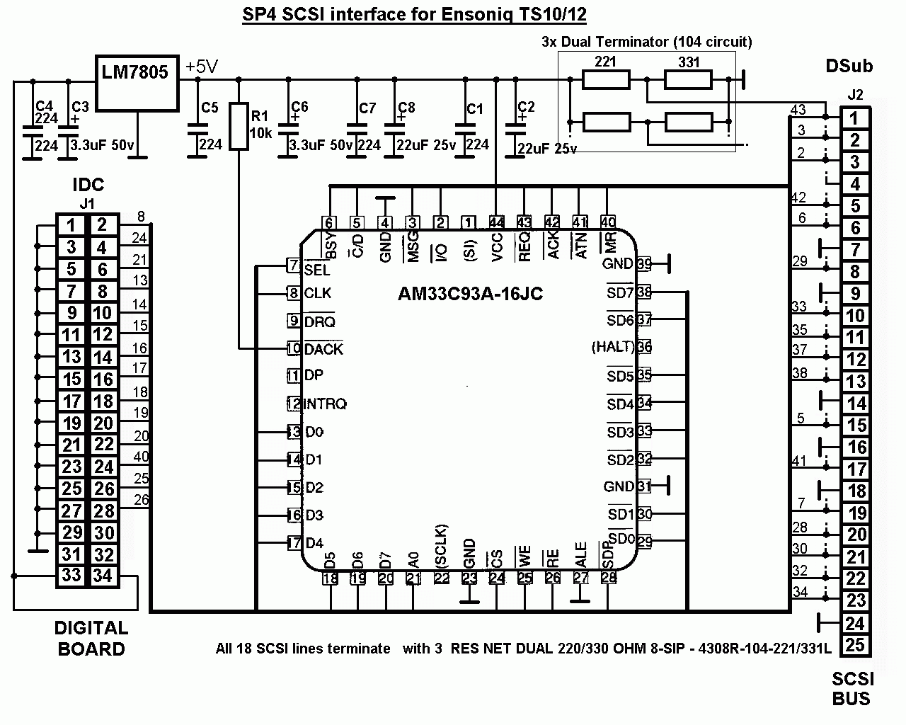 SP-4 interface scheme